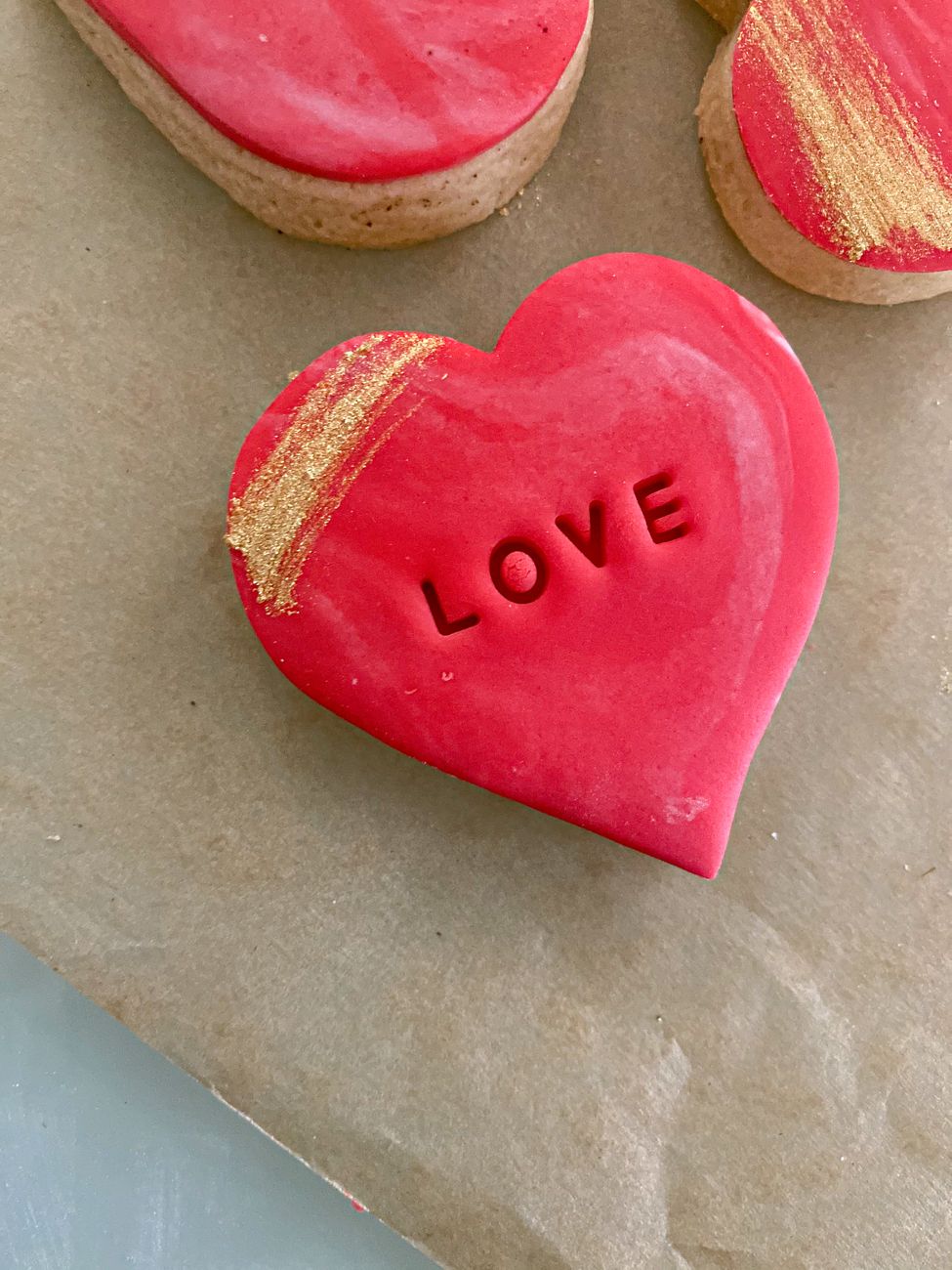 heart shaped cookies for valentines day